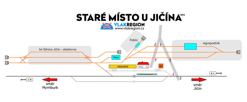 Staré Místo u Jičína - mapa