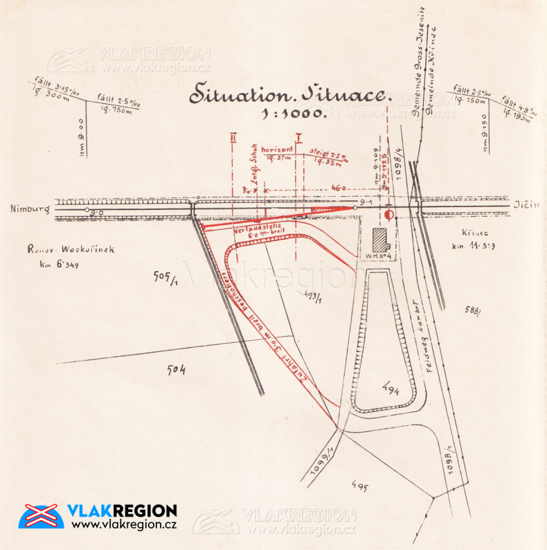 Vlečka Fachner Podchotucký mlýn